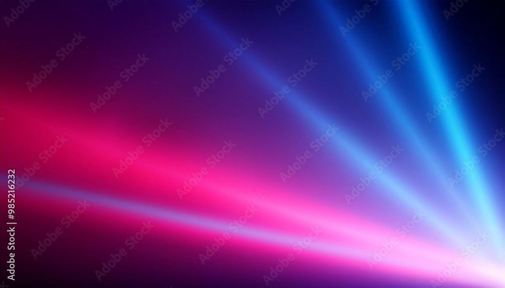 Poster ultraviolet background. defocused neon light. uv led rays. blur pink purple blue color gradient smoo