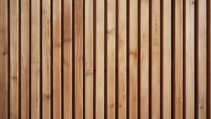 Close-up of vertical wooden slats creating a modern, minimalist texture, ideal for architectural backgrounds and design projects.