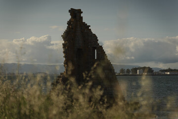 San Sadurniño Tower at sunset. Cambados