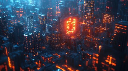 Fototapeta premium bitcoin cryptocurrency growth stock market trading financial technology conceptillustration