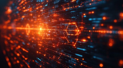 Obraz premium business technology ernet and network concept agenda