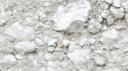 a seamless texture of chalky soil, with light, pale grey and white particles, the slightly coarse and alkaline soil surface gives a natural, airy feel, making it suitable for minimalist