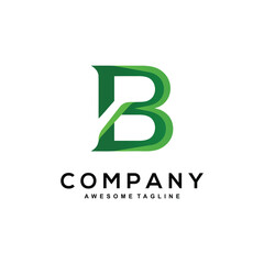 Letter B logo design for business