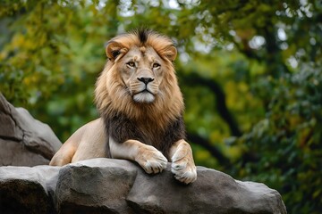 Wildlife Photography Of A Lion, Animal Photography, Lion Close-up, Lion Nature Photography, Animal Portrait Photography, High Quality Lion Image