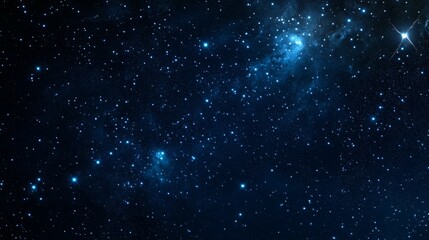 Fototapeta premium A starry night sky with constellations.