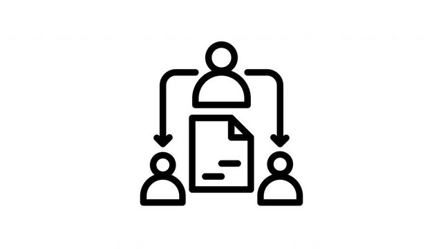 workflow animated icon