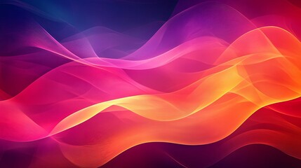 Fototapeta premium Abstract Wavy Design with Red, Orange, and Purple Hues