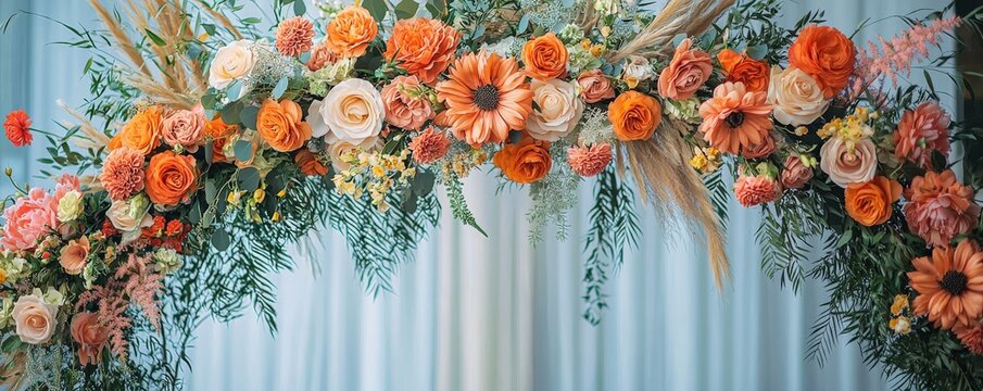 DIY arch backdrop for weddings, perfect for those who love a personalized touch