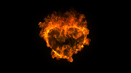 Love Fire Heart