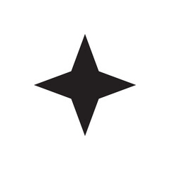 Icon star. Vector star. Sparkle.