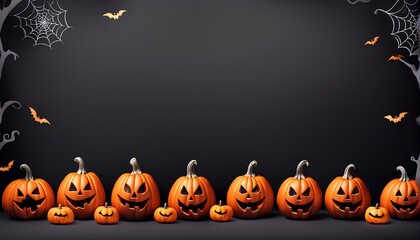 Halloween layout, Halloween copy space, Halloween card layout, Halloween pumpkin, Halloween letter paper, Halloween illustration, Halloween concept, Halloween background, Halloween banner