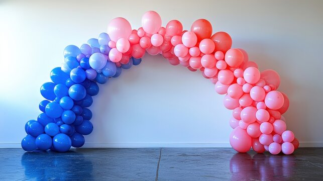 DIY balloon arch backdrop for those looking to create a personalized event decoration