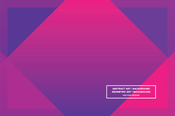 Triangular and Triangle Shapes Purple and Red Colors with Gradient Backdrop Modern Abstract Background Geometric Background