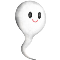 Whisper Ghost cartoon , ghost halloween