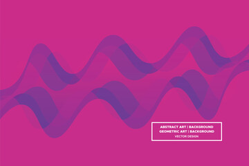 Wavy Curvy Circular and Circle Shapes and Designs Purple and Red Colors with Gradient Backdrop Modern Abstract Background Geometric Background