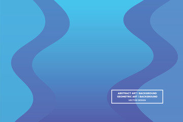 Wavy Curvy Circular and Circle Shapes and Designs Blue and Light Blue Colors with Gradient Backdrop Modern Abstract Background Geometric Background