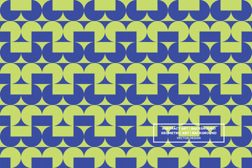 Circular and Circle Shapes and Designs Green and Blue Colors Geometric Pattern Abstract Pattern Seamless 