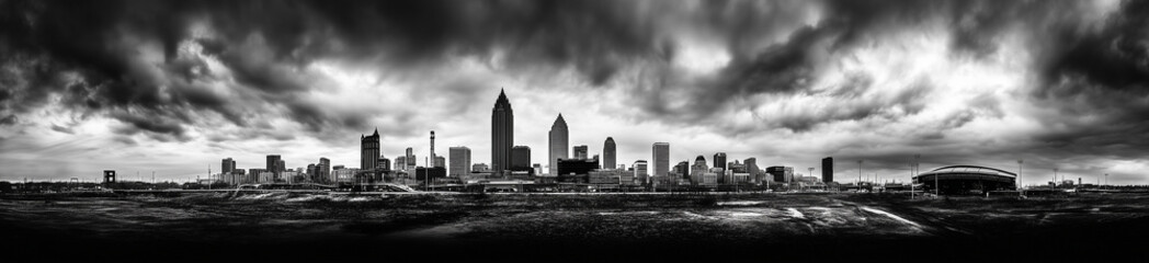 Obraz premium Panoramic cityscape 