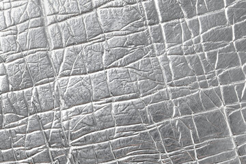 Shiny silver surface as background, closeup view