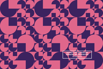 Circular and Circle Shapes and Designs Purple Colors Geometric Pattern Abstract Pattern Seamless 