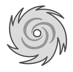 台風のイメージイラスト