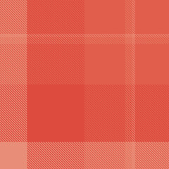 Red tartan plaid fabric seamless pattern of check background tartan with a textile fabric plaid texture. Tartan Scotland seamless plaid pattern vector. Retro background fabric.