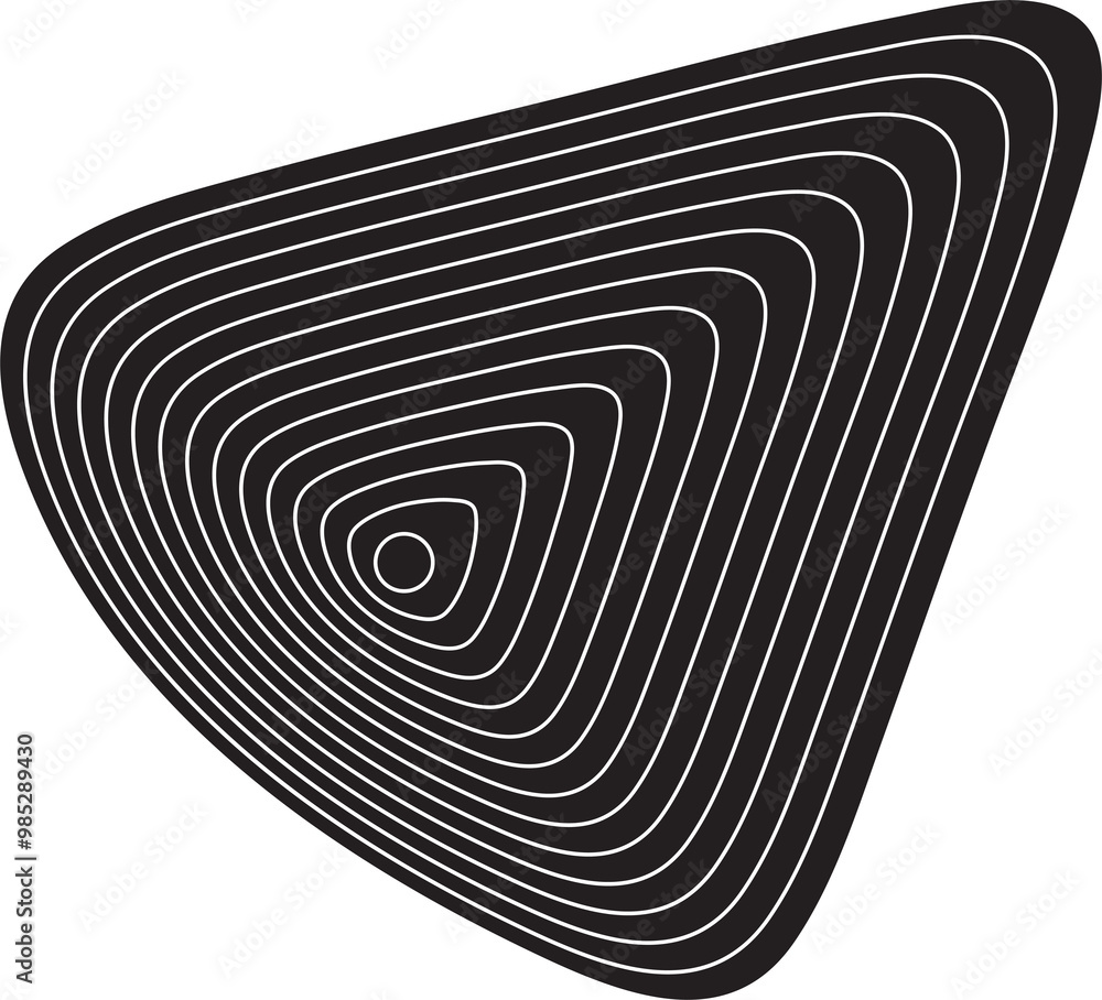 Poster dynamic amorphous shapes with blend effect. modern design