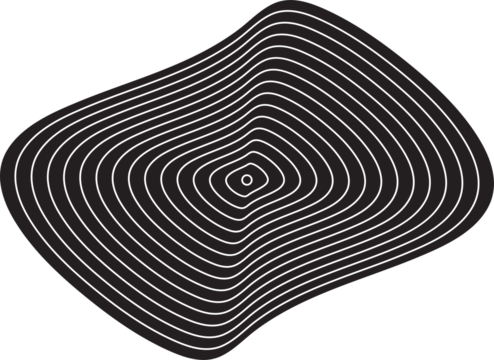 Dynamic amorphous shapes with blend effect. Modern design