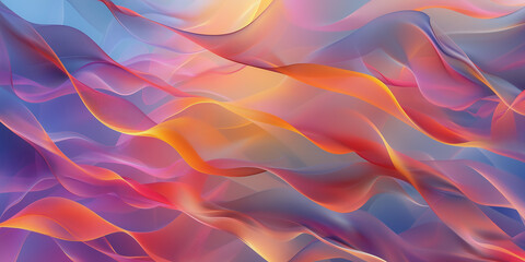 Obraz premium Abstract background with colorful waves