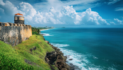 Puerto Rico, Puerto Rico Island Landscape, Tropical Vacation Getaway, Caribbean Island
