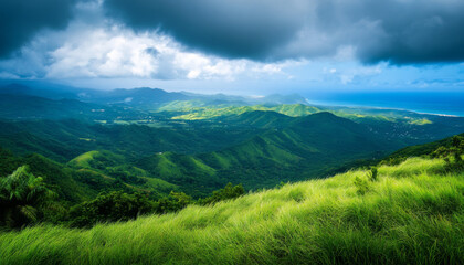 Puerto Rico, Puerto Rico Island Landscape, Tropical Vacation Getaway, Caribbean Island