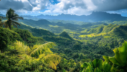 Puerto Rico, Puerto Rico Island Landscape, Tropical Vacation Getaway, Caribbean Island