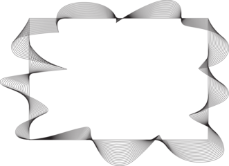 Rectangle liquid line frame blend effect. Technology element