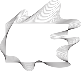 Rectangle liquid line frame blend effect. Technology element