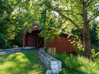 Little Gap Covered Bridge in Carbon County, Pennsylvania