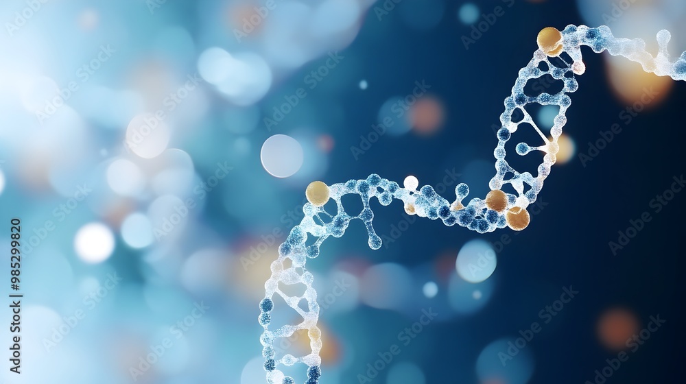 Poster exploring genetic pathways unraveling molecular signaling and its impact on cellular communication i