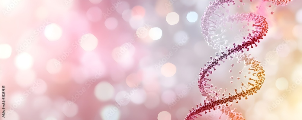 Poster exploring genetic signaling analyzing protein interactions in biological pathways and metabolic proc