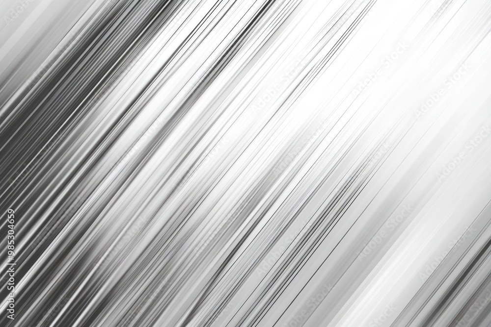Poster line art illustration featuring diagonal lines with a blurred effect and elongated distortion in the
