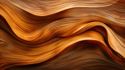 Abstract Wooden Texture with Wavy Lines