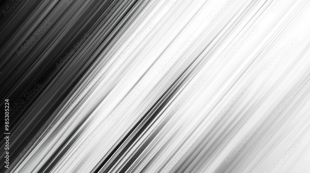 Poster line art illustration featuring blurred diagonal lines creating a dynamic elongated background effec