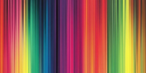 Colorful abstract background featuring a line art illustration with variable width stripes