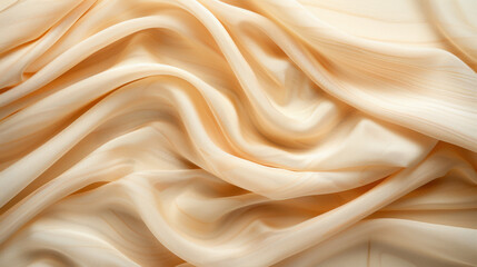 Obraz premium Beige Fabric Drape Texture