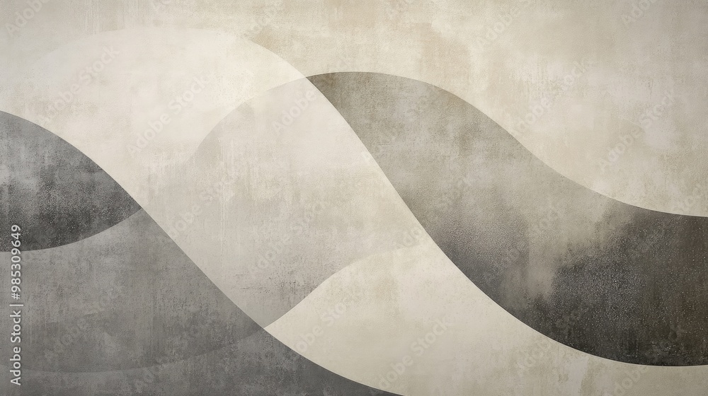 Poster a minimalistic abstract background featuring subtle textures and muted shades of gray and beige.