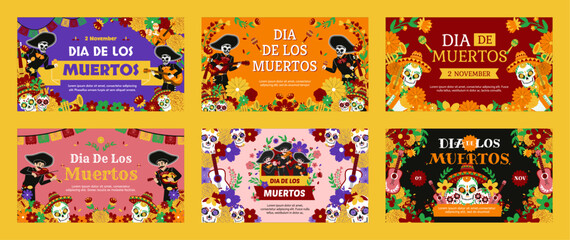 Dia De Los Muertos Banner Collection