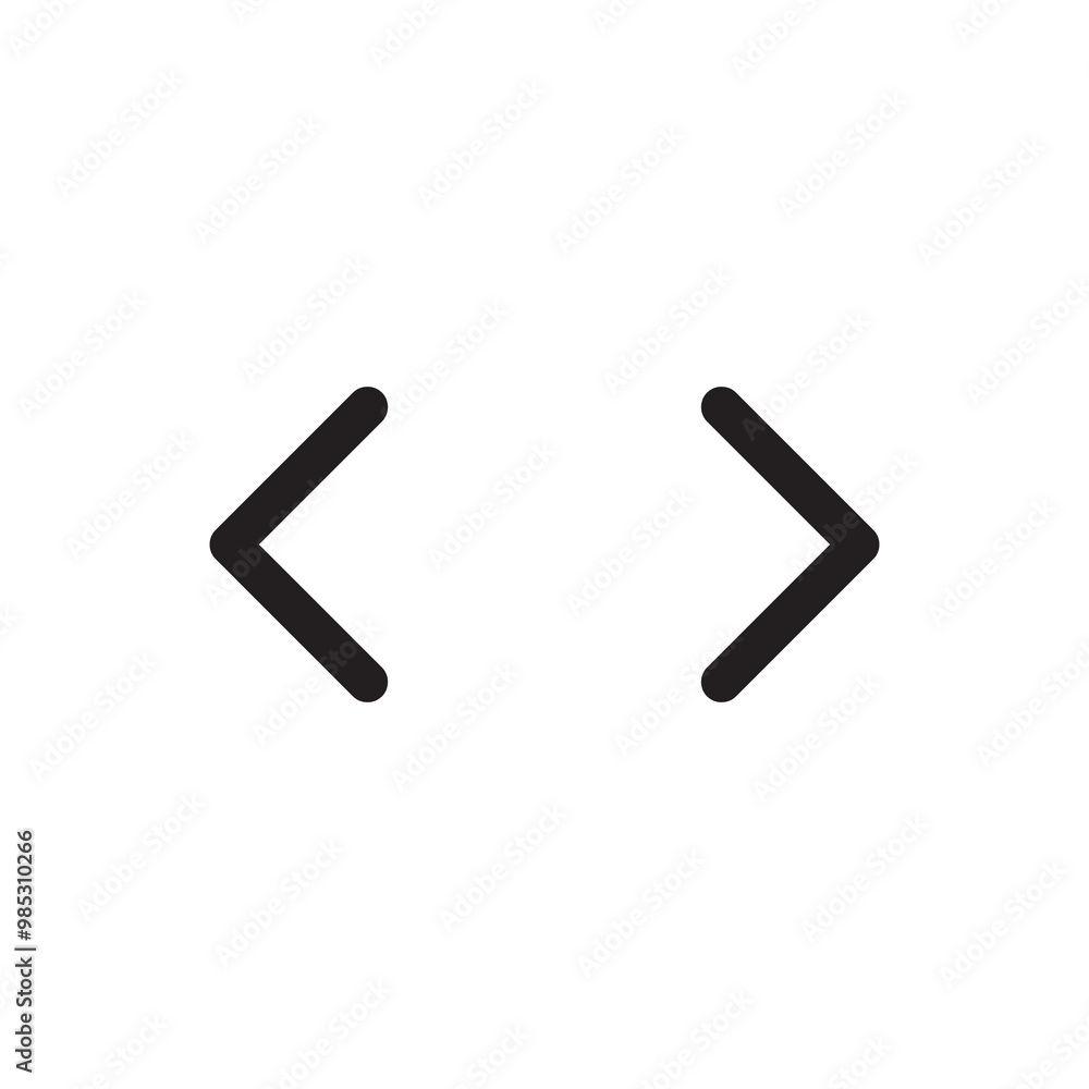 Aufkleber previous and next button. arrows sign flat black trendy style illustration for web and app..eps