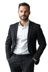 Fototapeta premium Business man in a suit