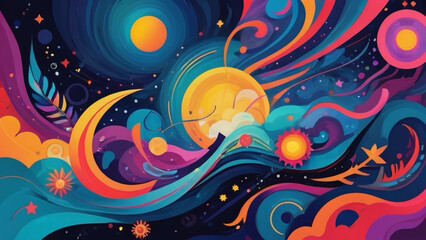 abstract background with circles