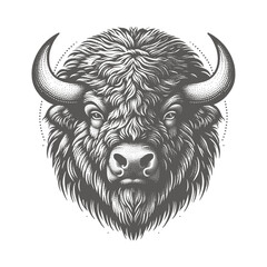 bison vector illustration