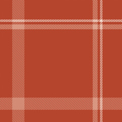 Red tartan plaid fabric seamless pattern of check background tartan with a textile fabric plaid texture. Tartan Scotland seamless plaid pattern vector. Retro background fabric.
