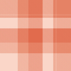 Red tartan plaid fabric seamless pattern of check background tartan with a textile fabric plaid texture. Tartan Scotland seamless plaid pattern vector. Retro background fabric.
